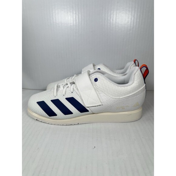 Size 9 Adidas Powerlift 5 White Navy Orange Weightlifting Shoes JP9878 Mens NEW main image 7